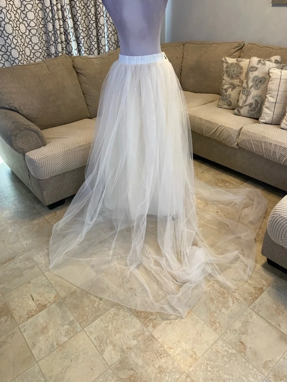 Amazon sheer white